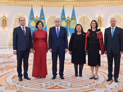 Президент 5 мемлекеттің елшілерінен сенім грамотасын қабылдады