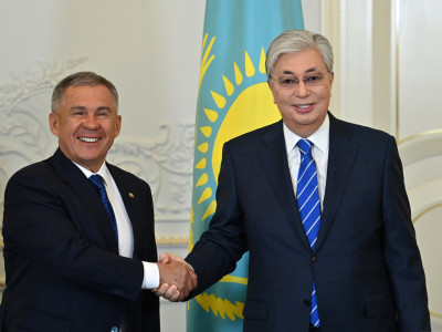 Қасым-Жомарт Тоқаев Татарстан Президентімен кездесті
