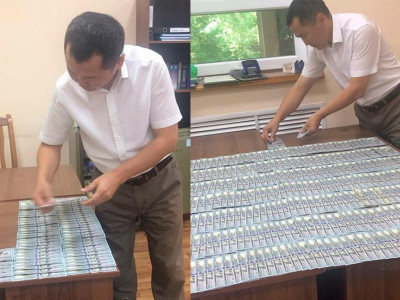 Грузияға 36 мың доллар алып кетпек болған азамат ұсталды (ВИДЕО)