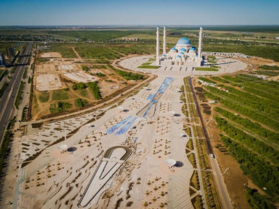 Нұр-Сұлтандағы жаңа мешіттің алдында қоғамдық кеңістік ашылады
