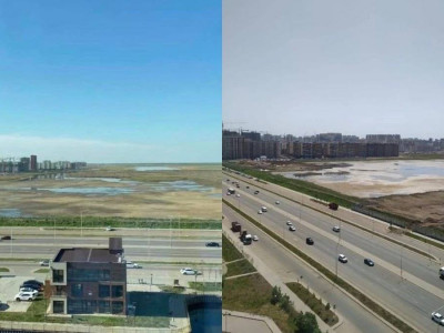 Астаналықтар Кіші Талдыкөлдің тартылып бара жатқанын айтып, дабыл қақты