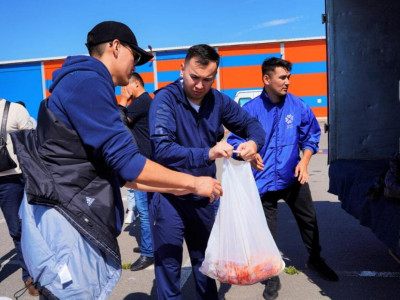 Елордада мұқтаж отбасыларға ет таратылды