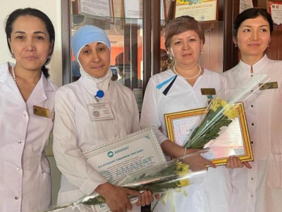 Елордада медицина қызметкерлері БҰҰ медалімен марапатталды
