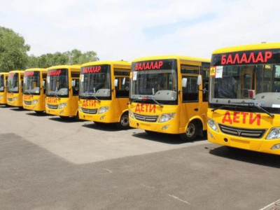 Республика бойынша оқушыларға бөлінген 515 автобустың 101-і қай облысқа жөнелтіледі?