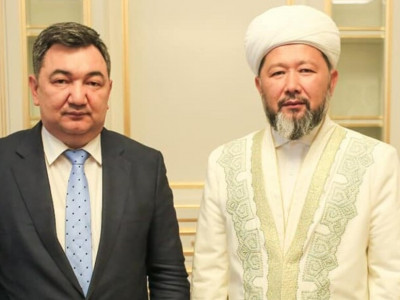 Бас мүфти жаңа министрмен кездесті