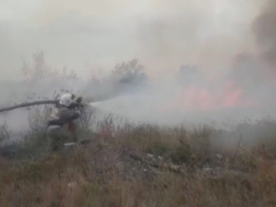 Қарағанды облысында ауыл іргесінен өрт шықты