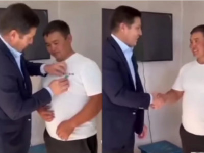 Жанып жатқан көліктен 4 адамды алып шыққан азамат марапатталды