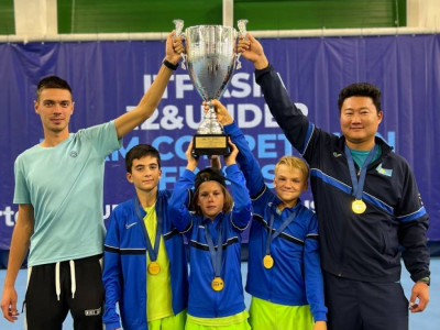 Қазақстандық жасөспірім теннисшілер алғаш рет Азия чемпионы атанды