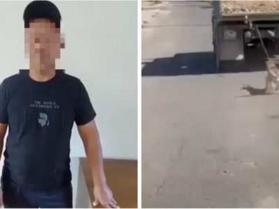 Итті КамАЗ-бен сүйреген тұрғын әрекетін түсіндірді