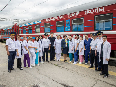 Халыққа қуаныш сыйлаған «Медициналық пойыздар» жобасы
