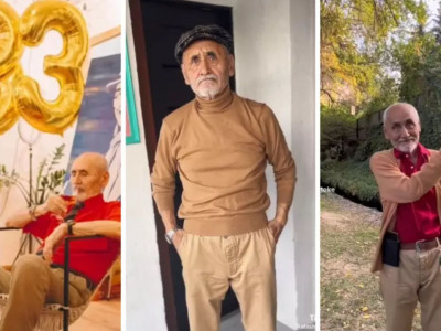 83 жастағы алматылық ақсақалдың роликтерін TikTok-та екі млн адам қарайды (ВИДЕО)