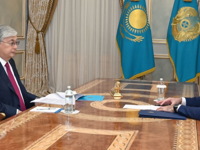 Президент Сенат төрағасы Мәулен Әшімбаевты қабылдады