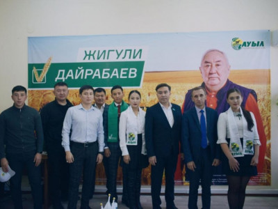 Семейде Жигули Дайрабаевтың өңірлік штабы ашылды