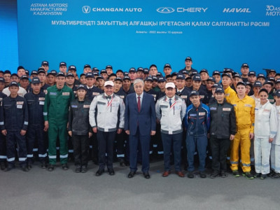 Президент мультибрендті автомобильдер шығаратын зауыт құрылысын іске қосты