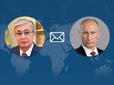 Путин Тоқаевқа құттықтау жеделхатын жолдады