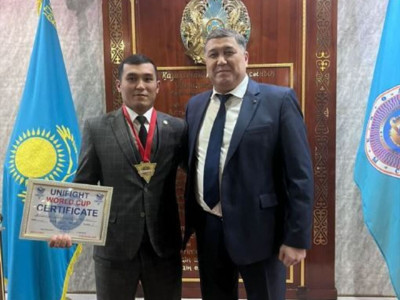 Жетісу полицейі Түркиядағы Әлем кубогында алтын жеңіп алды