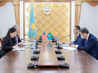 Мәулен Әшімбаев АҚШ елшісімен кездесті
