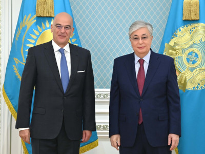 Мемлекет басшысы Грекияның сыртқы істер министрін қабылдады