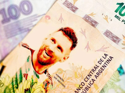 Аргентинада Месси бейнеленген банкноттар шығарылады