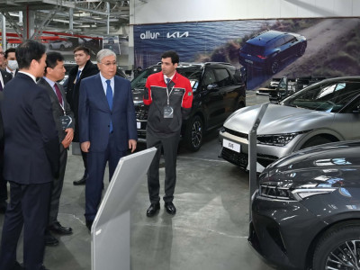 Мемлекет басшысы Қостанай облысында Kia Sportage өндірісін іске қосты