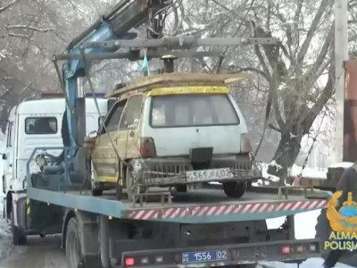 Көлігіне ағашпен жағылатын пеш жасаған зейнеткер ұсталды (ВИДЕО)