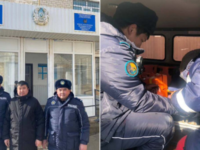 Полицейлер өртенген үйден 3 жасөспірімді құтқарды (ВИДЕО)