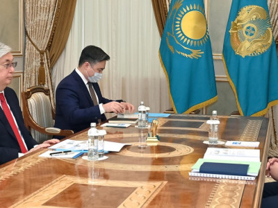 Президент «Бәйтерек» холдингінің басқарма төрағасын қабылдады
