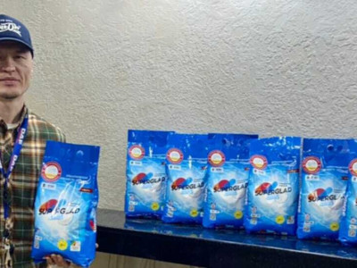 Кір жуатын ұнтақ шығарған кәсіпкер