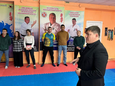 Солтүстік Қазақстан облысының каратэшілері «AMANAT» партиясына қолдау білдірді