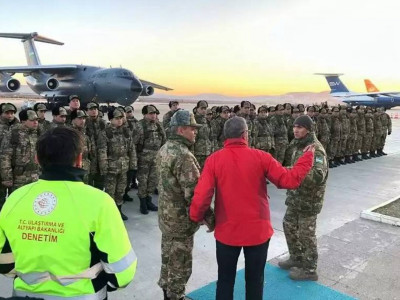 Өзбекстан Түркияға көмектесу үшін далалық әскери госпиталь құрады
