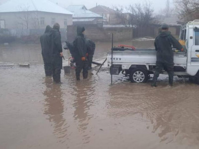 Түркістан облысындағы су тасқыны: 150-ден аса адам эвакуацияланды