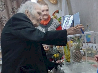 Алматыда 103 жастағы соғыс ардагері дауыс берді