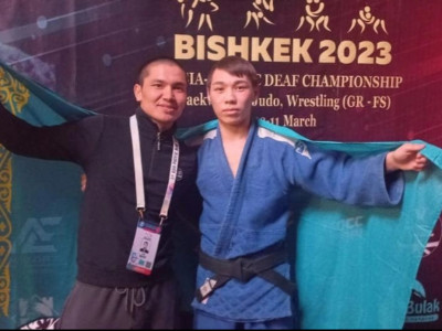 Атыраулық сурдодзюдошы Азия чемпионы атанды