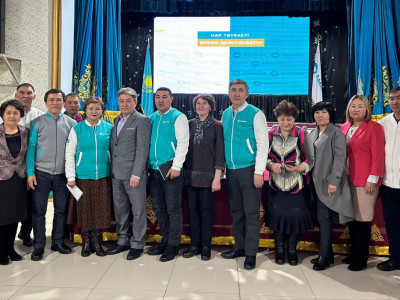 Мәжіліс депутаттығына кандидат Нұртай Сабильянов қалбатаулықтарды тыңдады