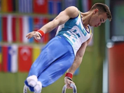 Нариман Құрбанов спорттық гимнастикадан әлем кубогында жеңімпаз атанды (ВИДЕО)