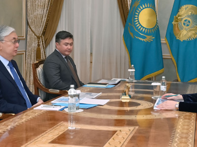 Президент Жоғары аудиторлық палата төрағасын қабылдады