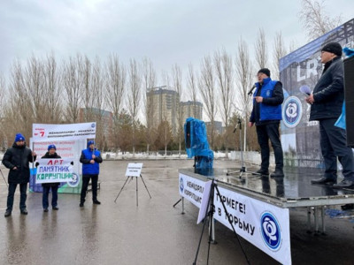 ЖСДП LRT құрылысы кезіндегі сыбайлас жемқорлық мәселесін митингте талқылады
