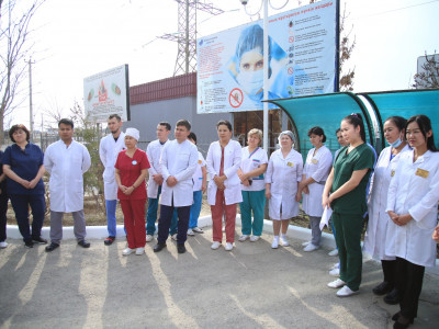 «AMANAT»: түркістандық дәрігерлерге сайлауалды бағдарлама таныстырылды