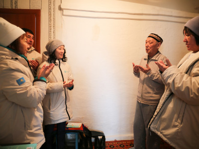«AMANAT» партиясы: Кандидаттар ауыл тұрғындарының талап-тілегін тыңдады