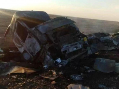 Ақтөбе облысында 2 жүк көлігі соқтығысып, бір адам көз жұмды