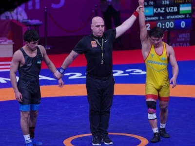 Санжар Досжанов Азия чемпионы атанды