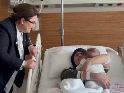 Зілзаладан құтқарылған сәби екі жарым айдан кейін анасымен қауышты