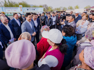 Көлгінов Қызылорда облысының тұрғындарымен кездесті