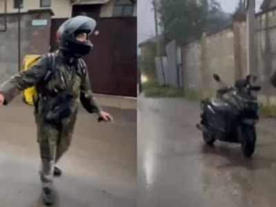 Алматыда тамақ жеткізуші жігіт үй иесіне пышақ кезеп, сес көрсеткен