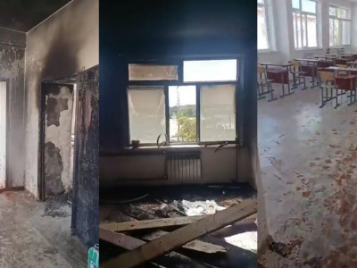 Тараздағы мектепте жарылыс болып, үш адам 3-қабаттан секіріп кеткен