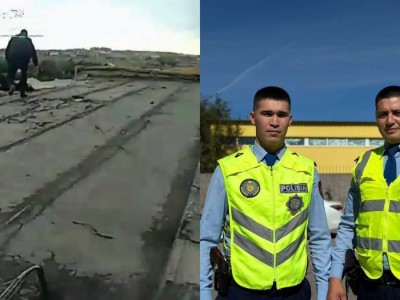Балқашта 5 қабатты үйдің төбесінен секірмек болған қызды аман алып қалды (ВИДЕО)