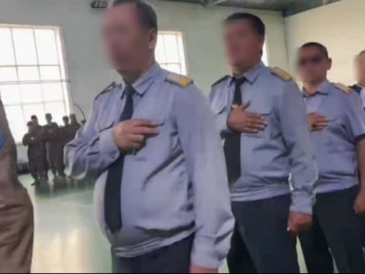Атырау облысында Әнұранды құрметтемеген әскери қызметкер жазаланды