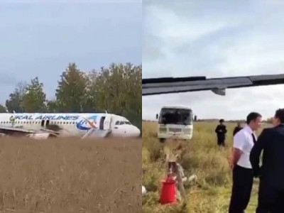 Қазақстандықтар мінген ұшақ Ресейге шұғыл қонды (ВИДЕО)