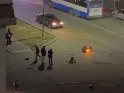 "Барлығын кешірер едім, мұнысын кешірмеймін": Павлодарда мас полицей қағып кеткен тамақ жеткізуші мәлімдеме жасады