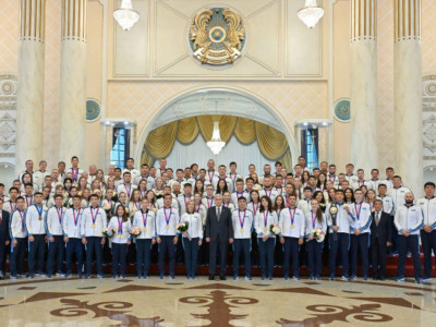 Мемлекет басшысы Азия ойындарының жүлдегерлерін қабылдады